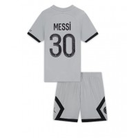 Dres Paris Saint-Germain Lionel Messi #30 Gostujuci za djecu 2022-23 Kratak Rukav (+ kratke hlače)